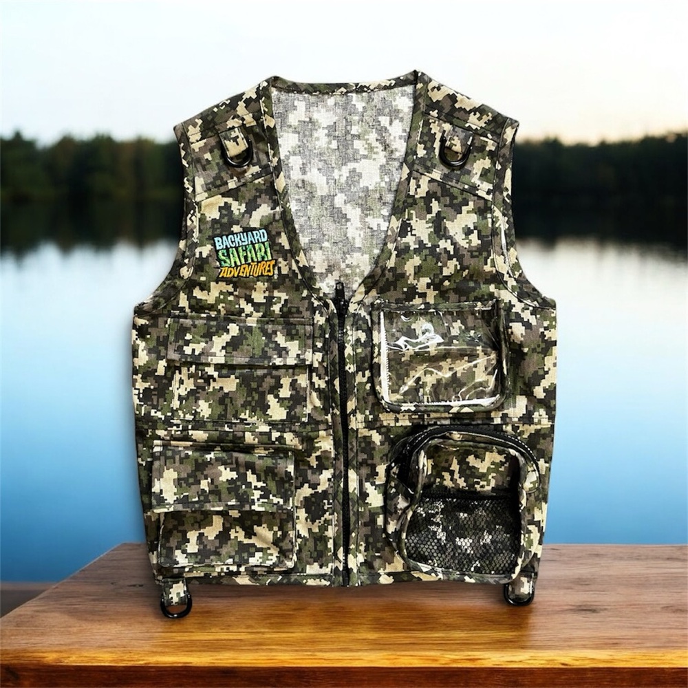 Backyard Safari Adventures Kids Camouflage Vest
